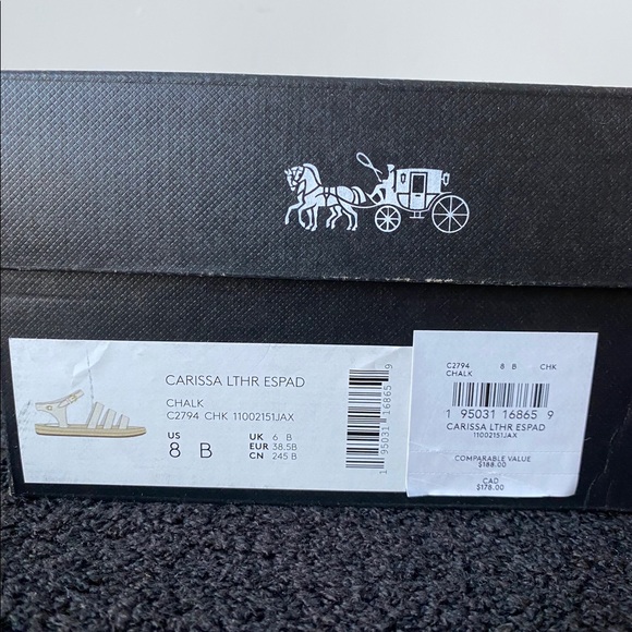 Coach Carissa Espadrilles -Size 8 - NIB - Picture 9 of 10